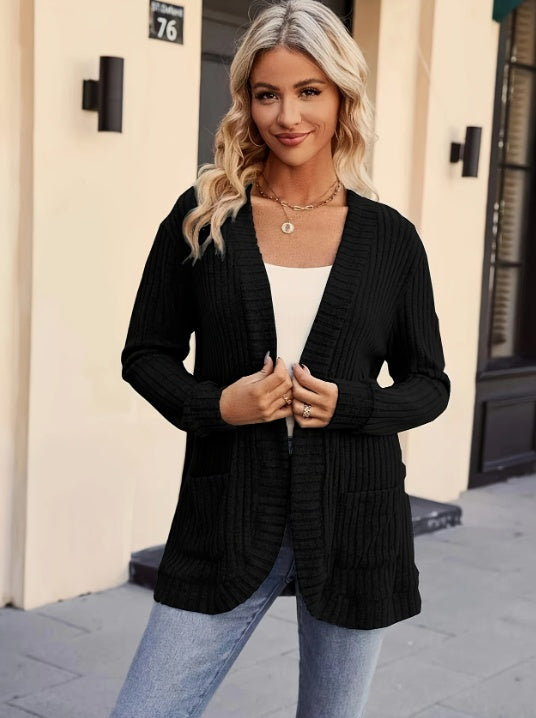 Directional Pattern Long Cardigan For Women - Onouthati