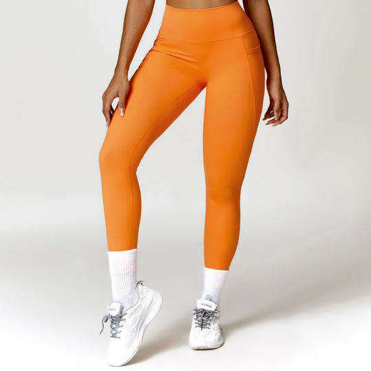 Abdominal-shaping High Waist Yoga Leggings For Women - Onouthati