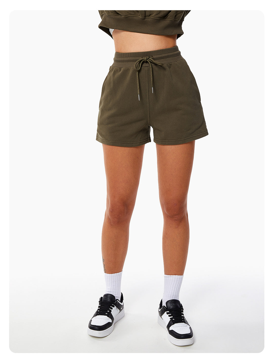 Drawstring Loose Sports Shorts For Women - Onouthati