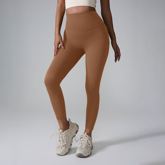 Yoga Pants Seamless Nude Feel High Waist Peach Pants Zero Sense Integrated Sports Yoga Pants Yoga Pants - Onouthati
