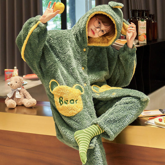 Pajamas women autumn and winter - Onouthati