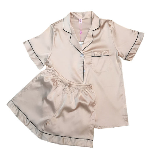 Suit Women Short Sleeve Shorts Pajamas Home Service - Onouthati