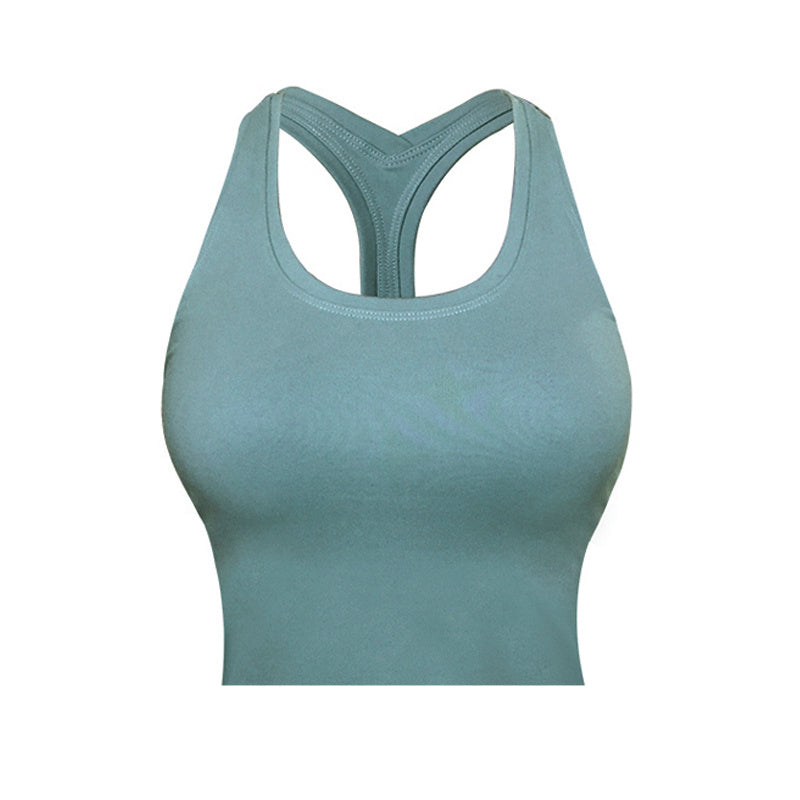 Sports Racerback Tank Top Short For Women - Onouthati