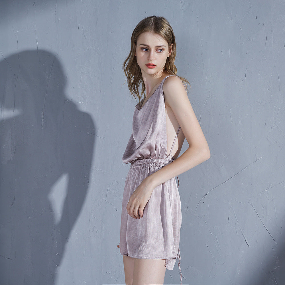 Season silk pajamas women thin - Onouthati