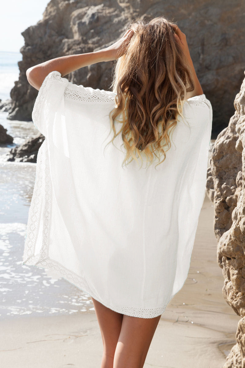 hot summer dresses women pareos beachwear dresses - Onouthati