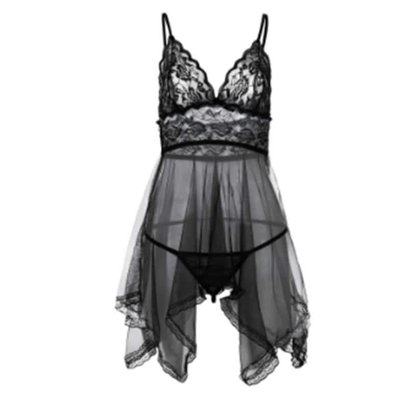 Sexy Lingerie Sexy Lingerie Front Slit Nightdress - Onouthati