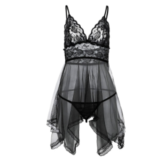Sexy Lingerie Sexy Lingerie Front Slit Nightdress - Onouthati