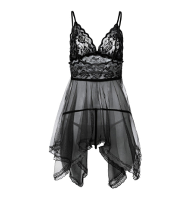 Sexy Lingerie Sexy Lingerie Front Slit Nightdress - Onouthati