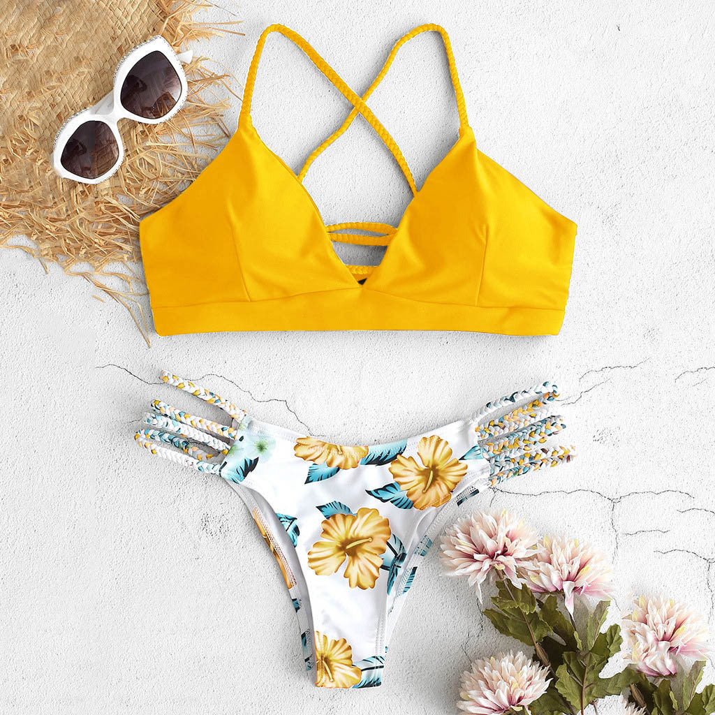 Sexy European And American Ladies Sexy Split Swimsuit Women - Onouthati