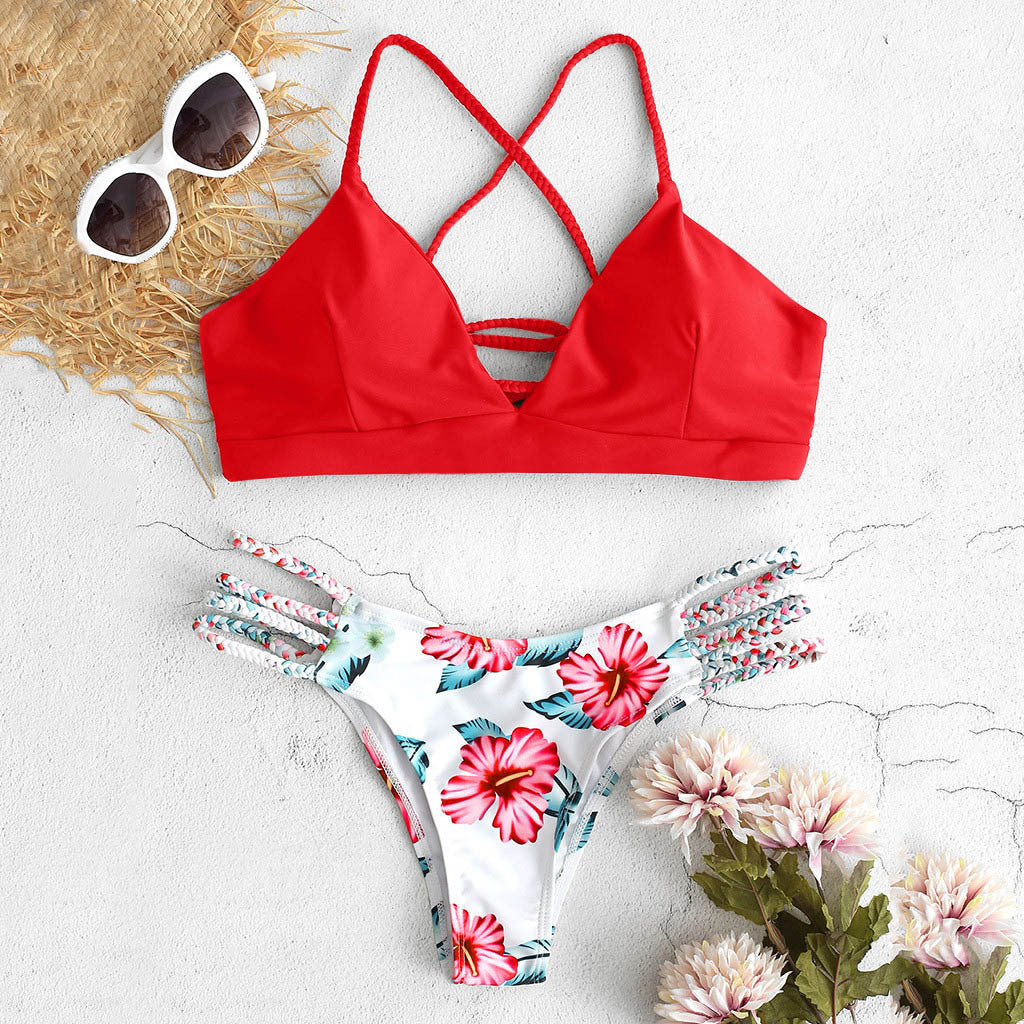 Sexy European And American Ladies Sexy Split Swimsuit Women - Onouthati