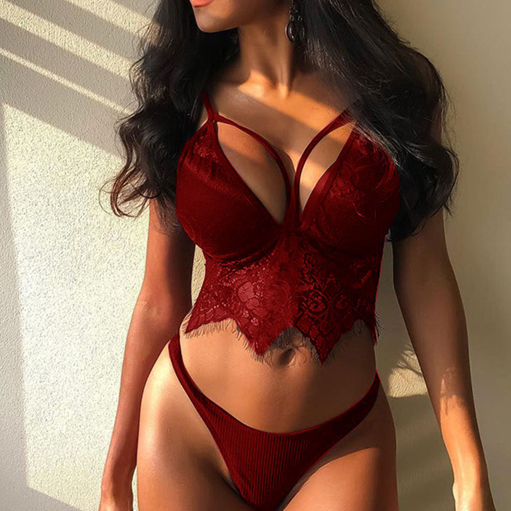 New Style Sexy Lingerie Women Lace Sexy Lingerie - Onouthati
