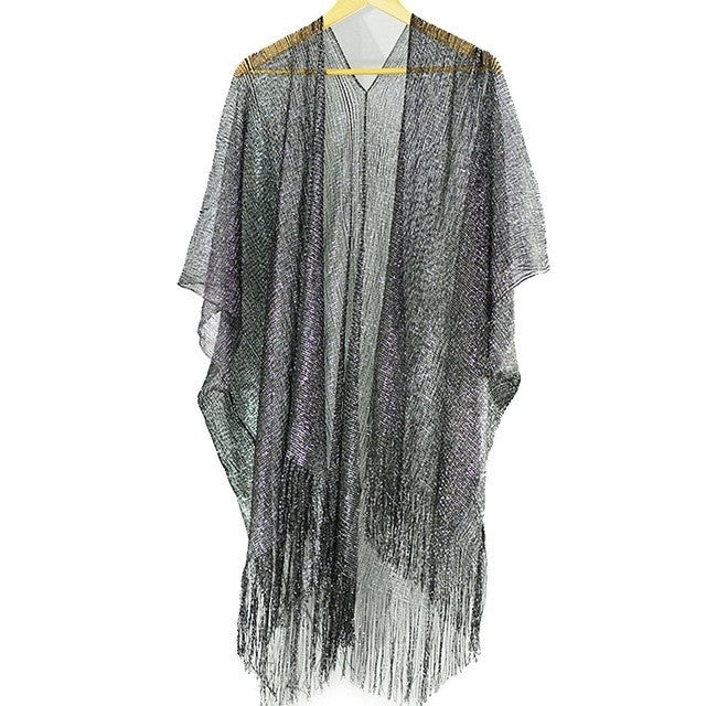 Tassel gold bikini cover up Sexy beach dress for women beach - Onouthati
