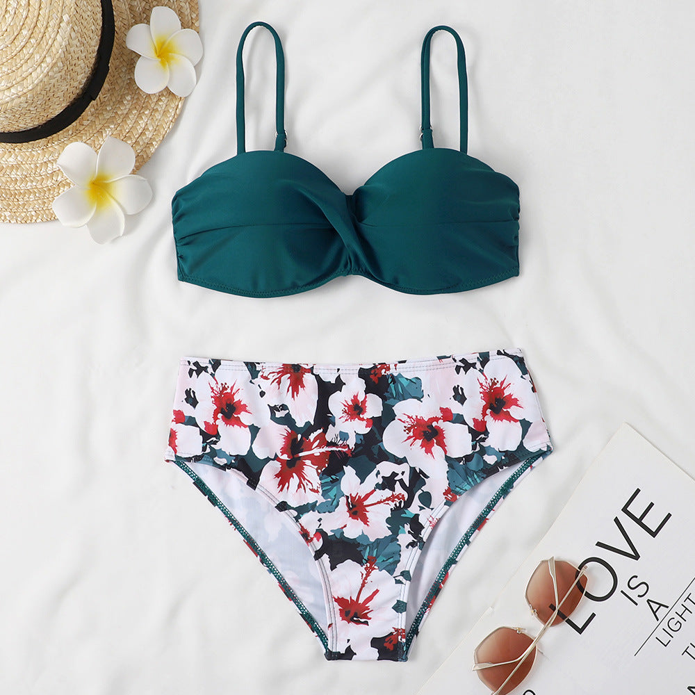 Gradient Surfing Split Bikini Swimsuit - Onouthati