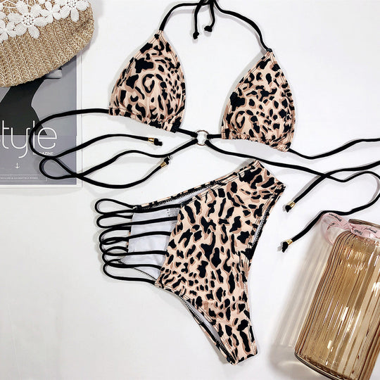 Leopard print swimsuit swimsuit bikini - Onouthati