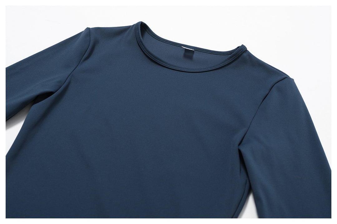Women's Slim Long Sleeve Pullover Top Yoga Fashion Fitness Sports Clothing For Women - Onouthati