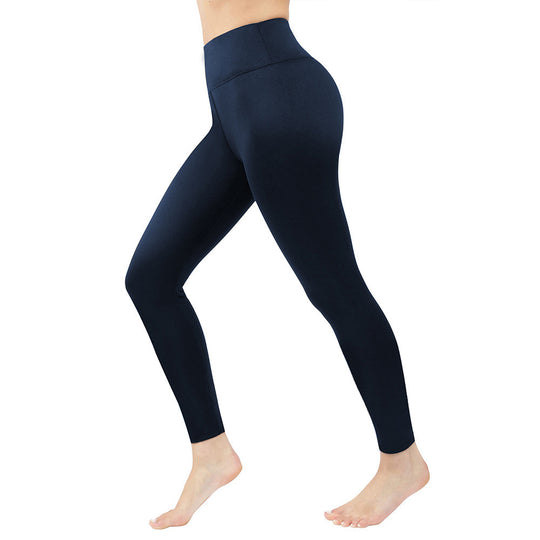 Fleece Lined Padded Warm Keeping Women's High Waist Tight Leggings - Onouthati