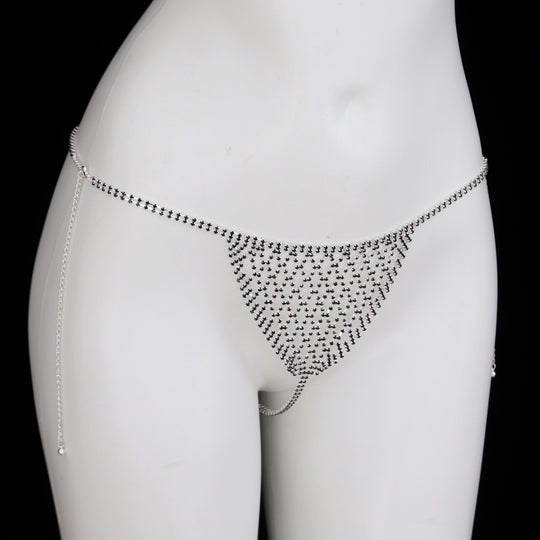 Personalized Beach Party Sexy Bikini Rhinestone Underwear Body Chains Women - Onouthati