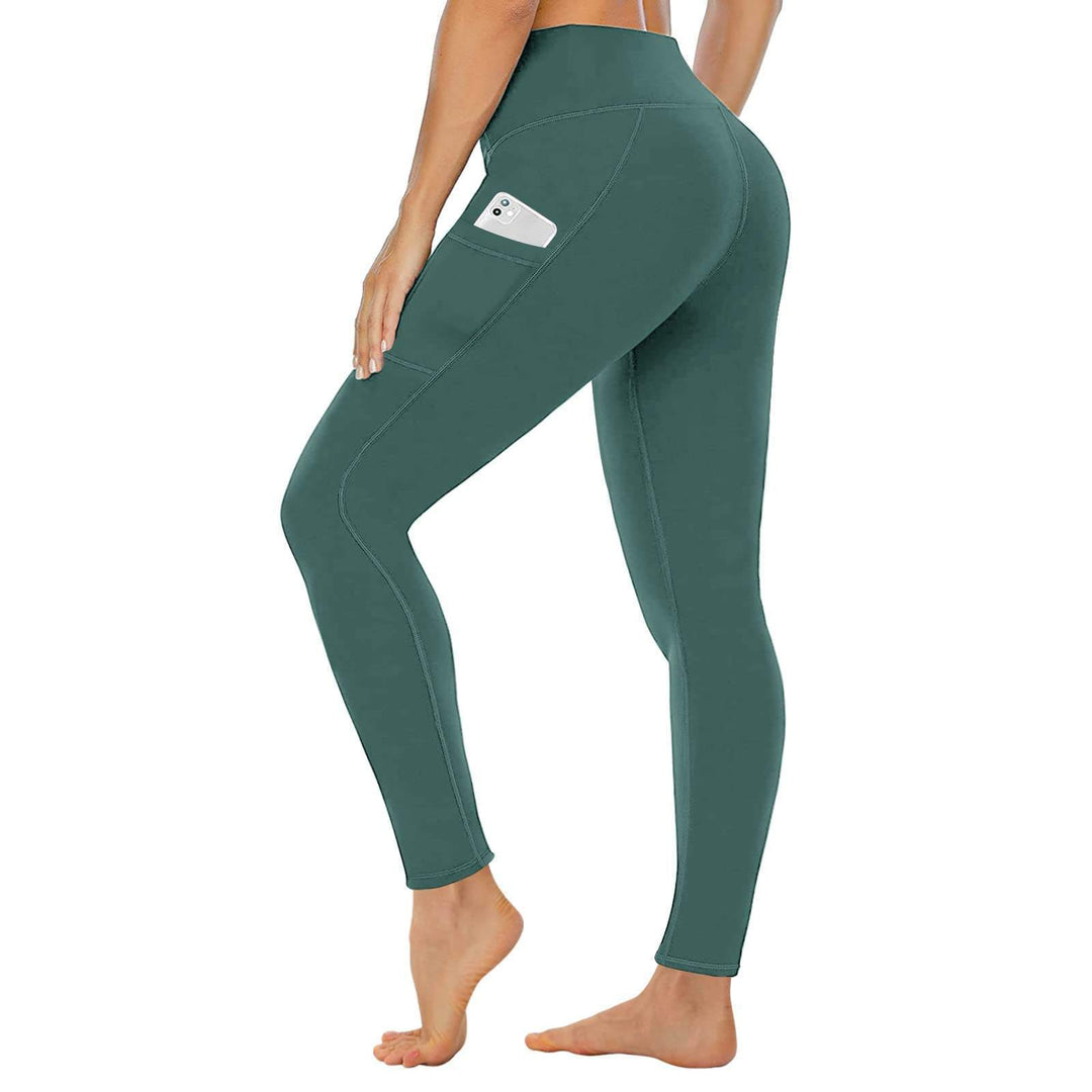 High Waist Belly Contracting Yoga Pants Soft Sports Abdominal Pants - Onouthati