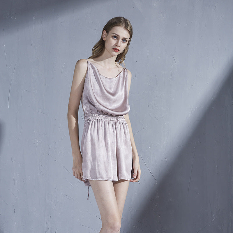 Season silk pajamas women thin - Onouthati