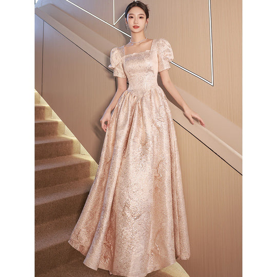 Women Evening Dresses Women Champagne - Onouthati