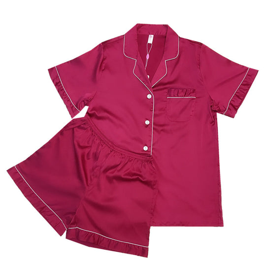 Suit Women Short Sleeve Shorts Pajamas Home Service - Onouthati