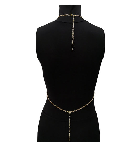 Sexy Metal Chain Tank Top Womens Silver Sparkly Sequins Hollow Plain Backless Club Vest Women Summer Beach Crop Tops - Onouthati