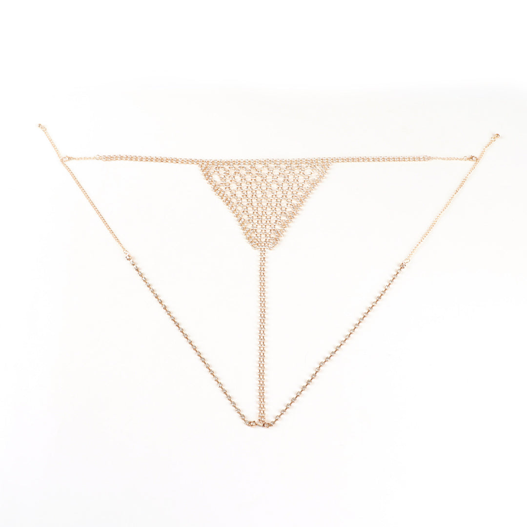 Personalized Beach Party Sexy Bikini Rhinestone Underwear Body Chains Women - Onouthati