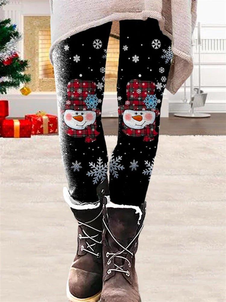 Fashion Pattern Elastic Leggings Trendy Women - Onouthati