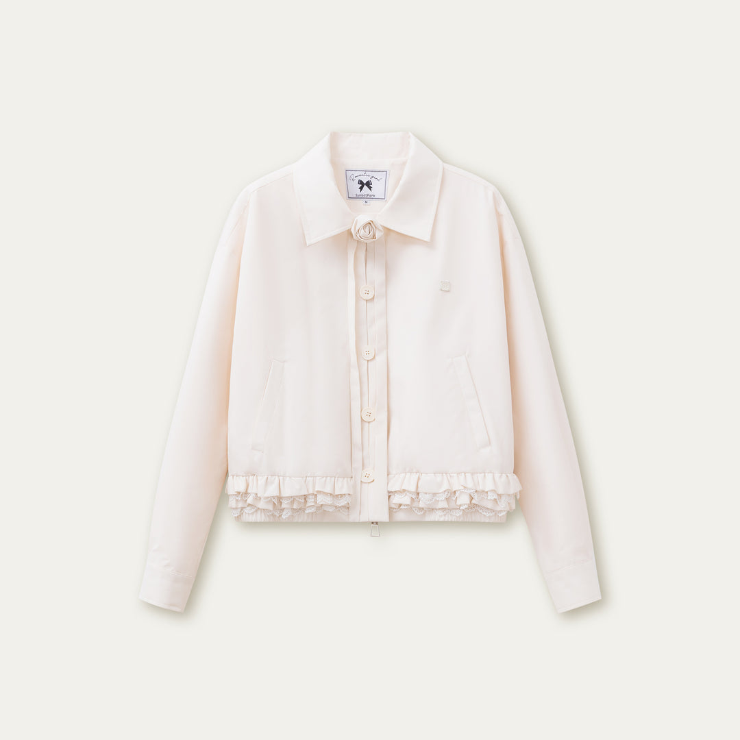 Lace Jacket Coat Heavy Industry Cake Dress Women - Onouthati