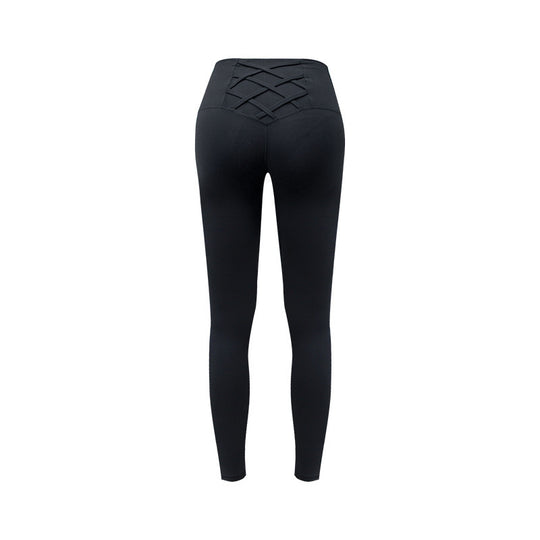 Bodybuilding Hip Raise High Waist Belly Contracting Thin Running Sports Yoga Pants - Onouthati