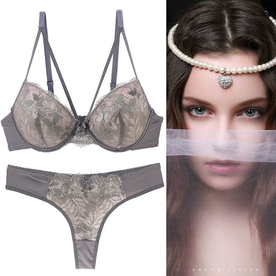 Push Up Underwear For Women Lace Bra Set - Onouthati