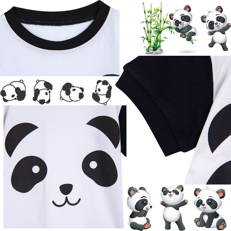 Cute panda summer pajamas - Onouthati