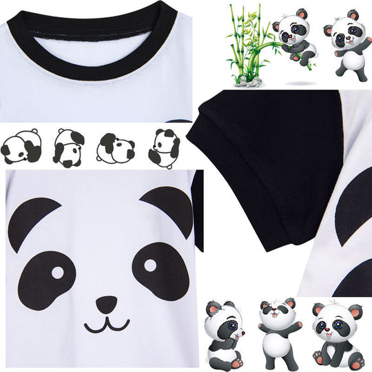 Cute panda summer pajamas - Onouthati