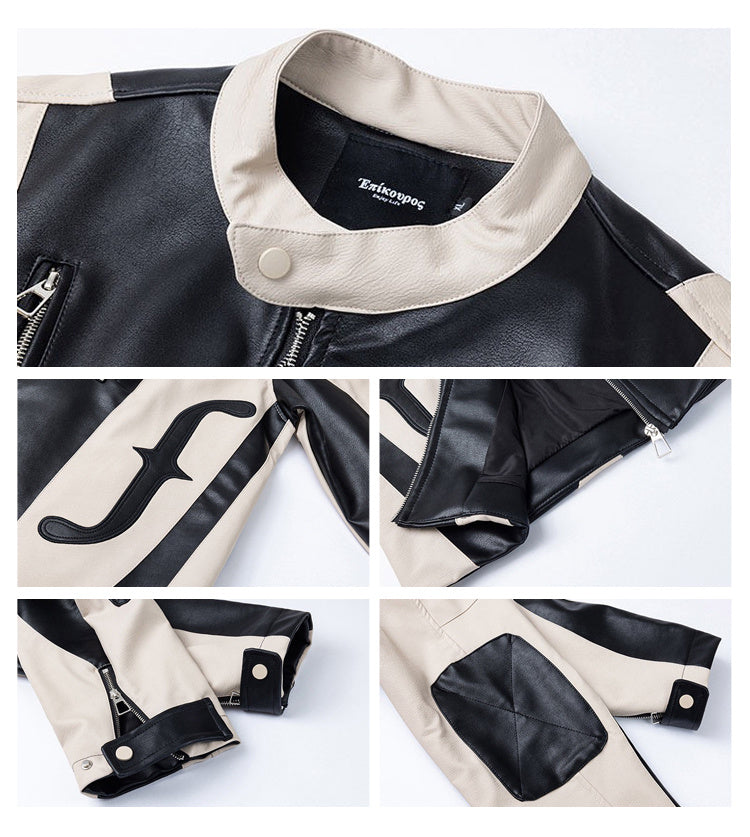 Heavy Industry Biker's Leather Jacket Men And Women - Onouthati
