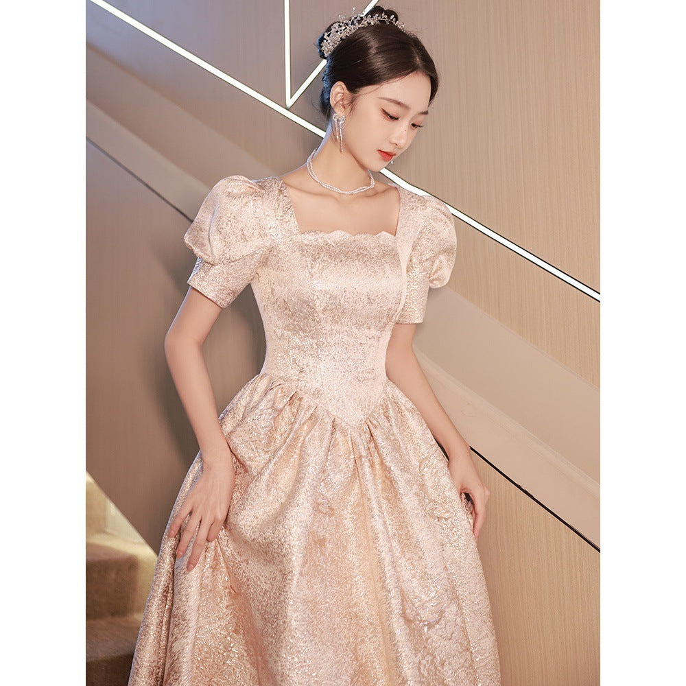 Women Evening Dresses Women Champagne - Onouthati