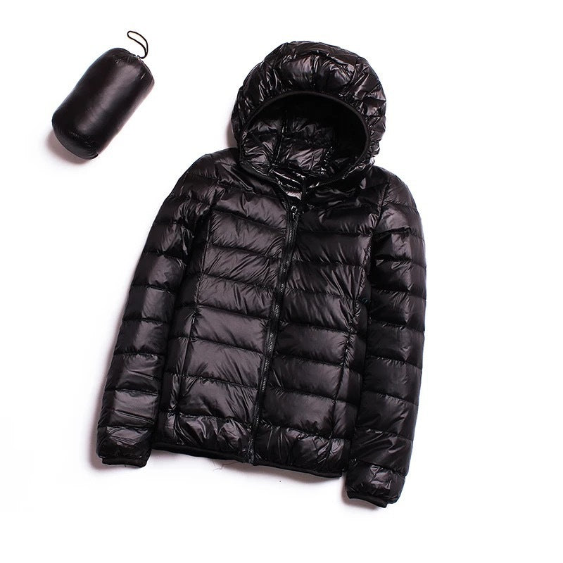 White Duck Down Lightweight Down Coat Women - Onouthati