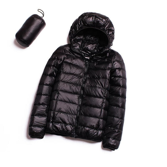 White Duck Down Lightweight Down Coat Women - Onouthati