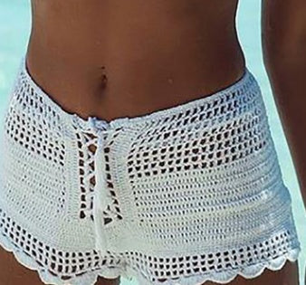 Knitted Swimwear Women Bikini Set Off Shoulder Swimsuit Bandeau Swimming Suit for Women Bandage High Waist Bathing Suit - Onouthati