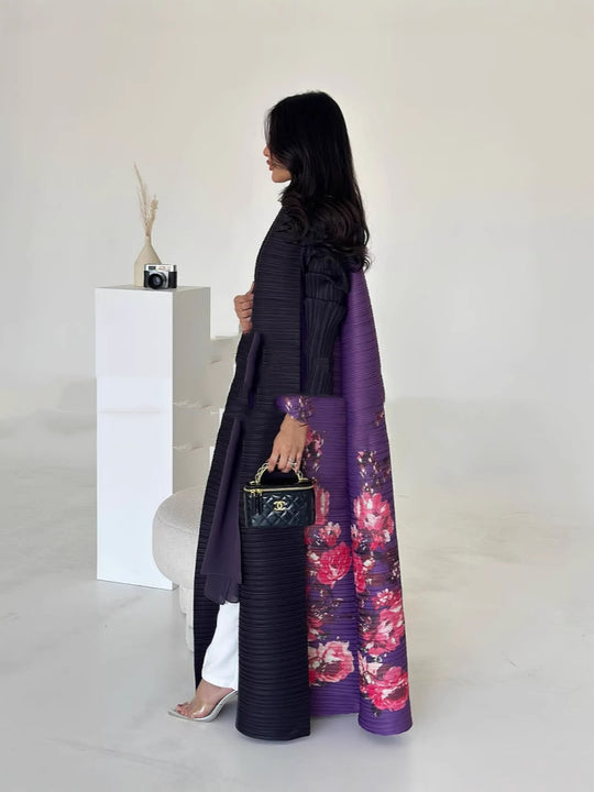 Printed Shawl Cardigan Ethnic Style Wear - Onouthati