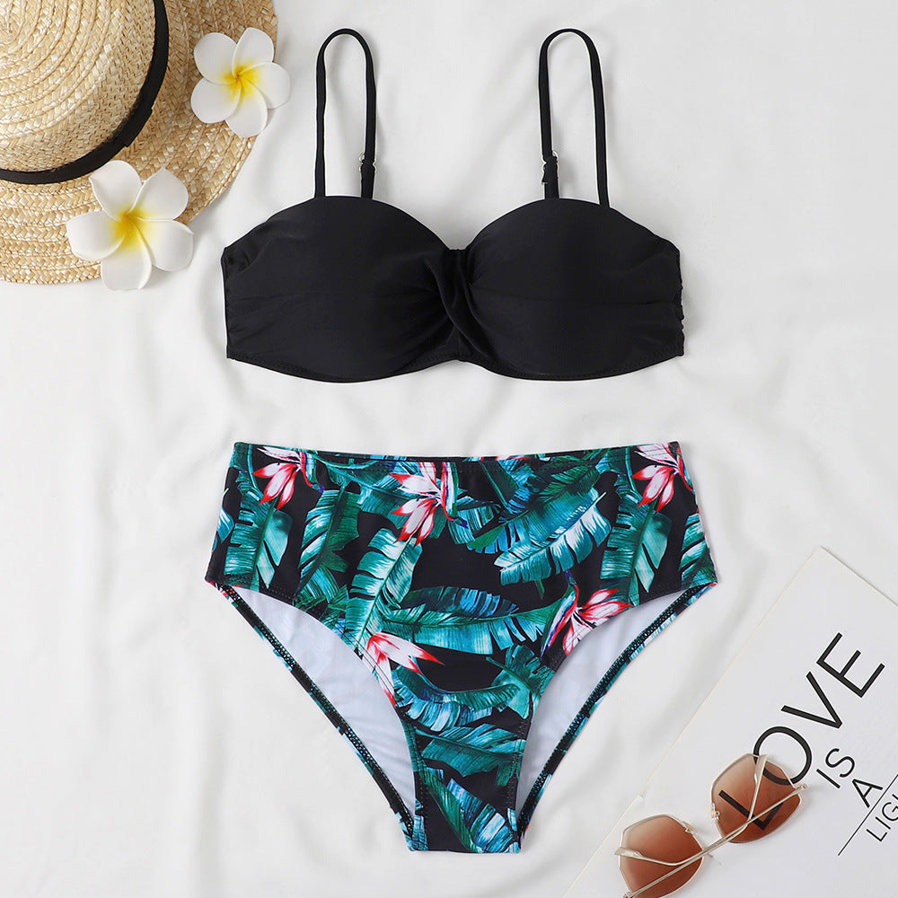 Gradient Surfing Split Bikini Swimsuit - Onouthati