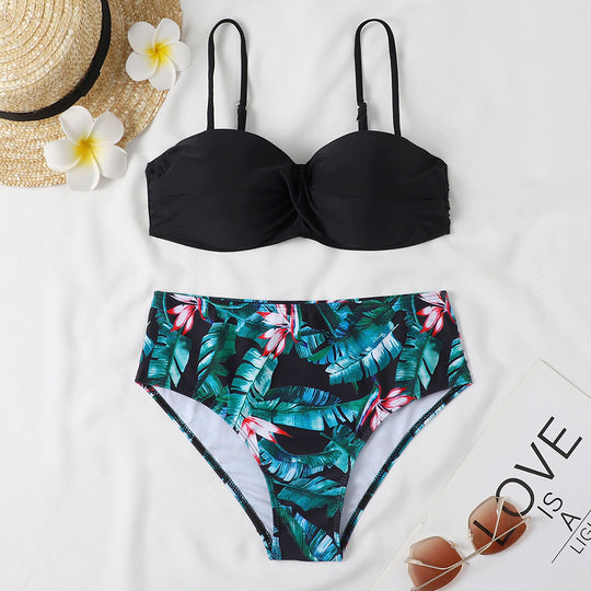 Gradient Surfing Split Bikini Swimsuit - Onouthati