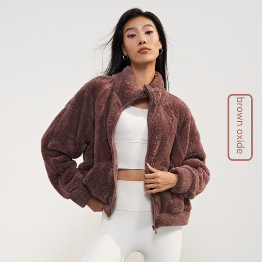 Plush Coat For Women Thickened Warm Outdoor Sports - Onouthati