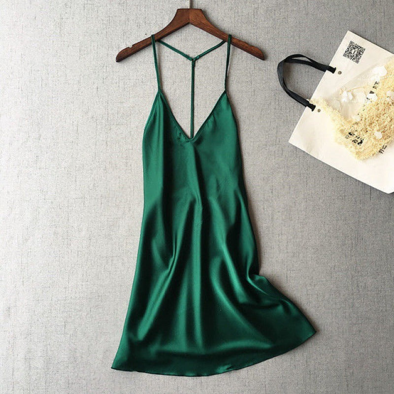 Pajamas Women Summer Thin Ice Silk Big Dew - Onouthati