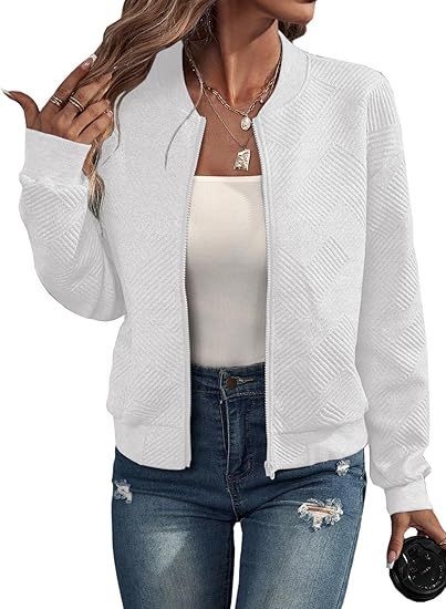 Zipper Pocket Comfort And Casual Women's Long Sleeve Jacket - Onouthati