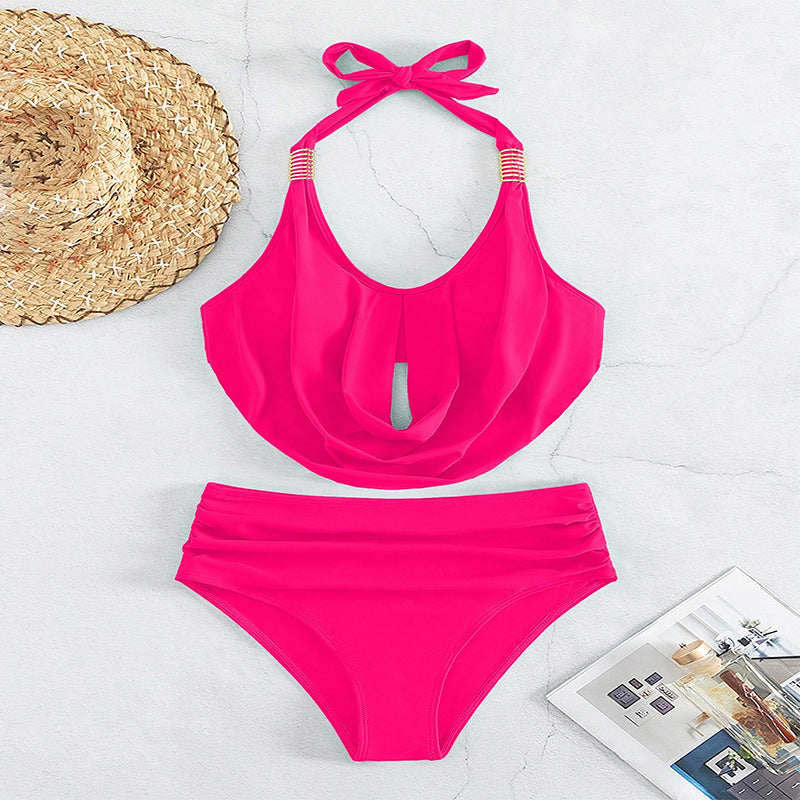 Halter Backless Beach Bikini Swimsuit For Women - Onouthati
