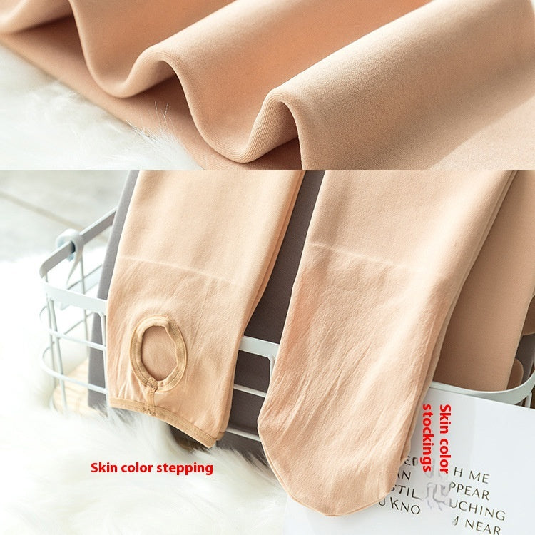 Black See-through Leggings Fall And Winter Outer Wear Pantyhose - Onouthati