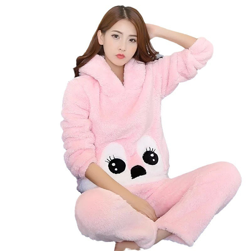 Cute Pajamas Warm Loungewear Women Can Wear Outside - Onouthati