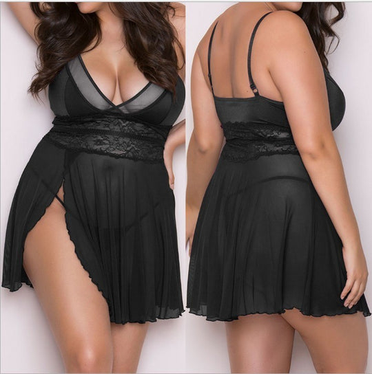 Plus Size Women sexy nightdress Pajamas - Onouthati
