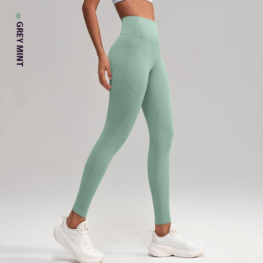Medium Tenacity Sports High Waist Nude Feel Yoga Pants Women - Onouthati