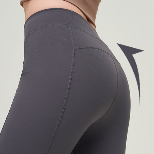 High Waist Zipper Bell-bottom Trousers For Women Slimming Butt Lifting Flared Leggings Sports Gym Fitness Yoga Pants Quick-drying - Onouthati